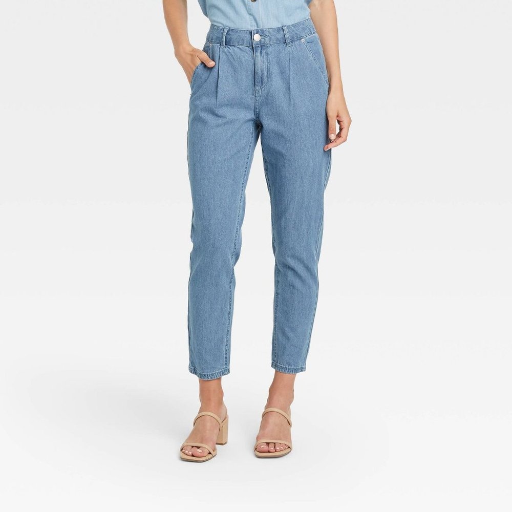 Who What Wear Pants High Rise Taper Jeans - Picture 1 of 4